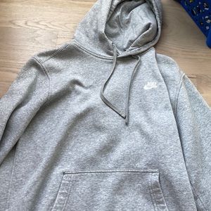 gray nike hoodie